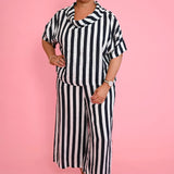 Bobbi Top | Navy Stripe