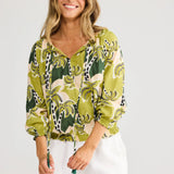 Seaside Top - Tropical Deco (pre order)