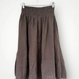 Lola skirt-by FROCKK in Soil linen