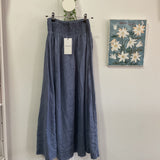 LULU skirt by FROCKK in Cornflower blue linen