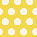 Medium Insulated Tote - Yellow Polka Dot