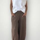 JACKIE PANT in SOIL LINEN by FROCKK