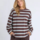 HARPER STRIPE L/S TEE by FOXWOOD