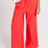 Sable Wide Leg Pant - Red - BETTY BASICS