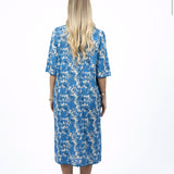 Fleur Ziggy Dress | Blue / Stone