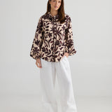 Island Shirt – Maui Print | Classic Cotton-Linen Button-Up