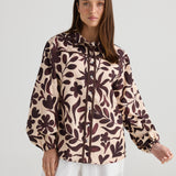 Island Shirt – Maui Print | Classic Cotton-Linen Button-Up