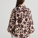 Island Shirt – Maui Print | Classic Cotton-Linen Button-Up