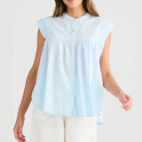 Clementine Top | Ice Blue