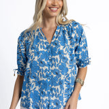 Fleur Blouse Blue