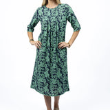 Fleur Ziggy Dress | Mint / Navy