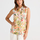 Poppy sleeveless shirt Zoe’s garden