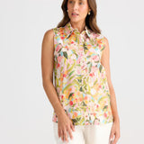 Poppy sleeveless shirt Zoe’s garden