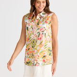 Poppy sleeveless shirt Zoe’s garden