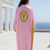 Pink Stripe Lobster Dress