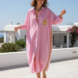 Pink Stripe Lobster Dress