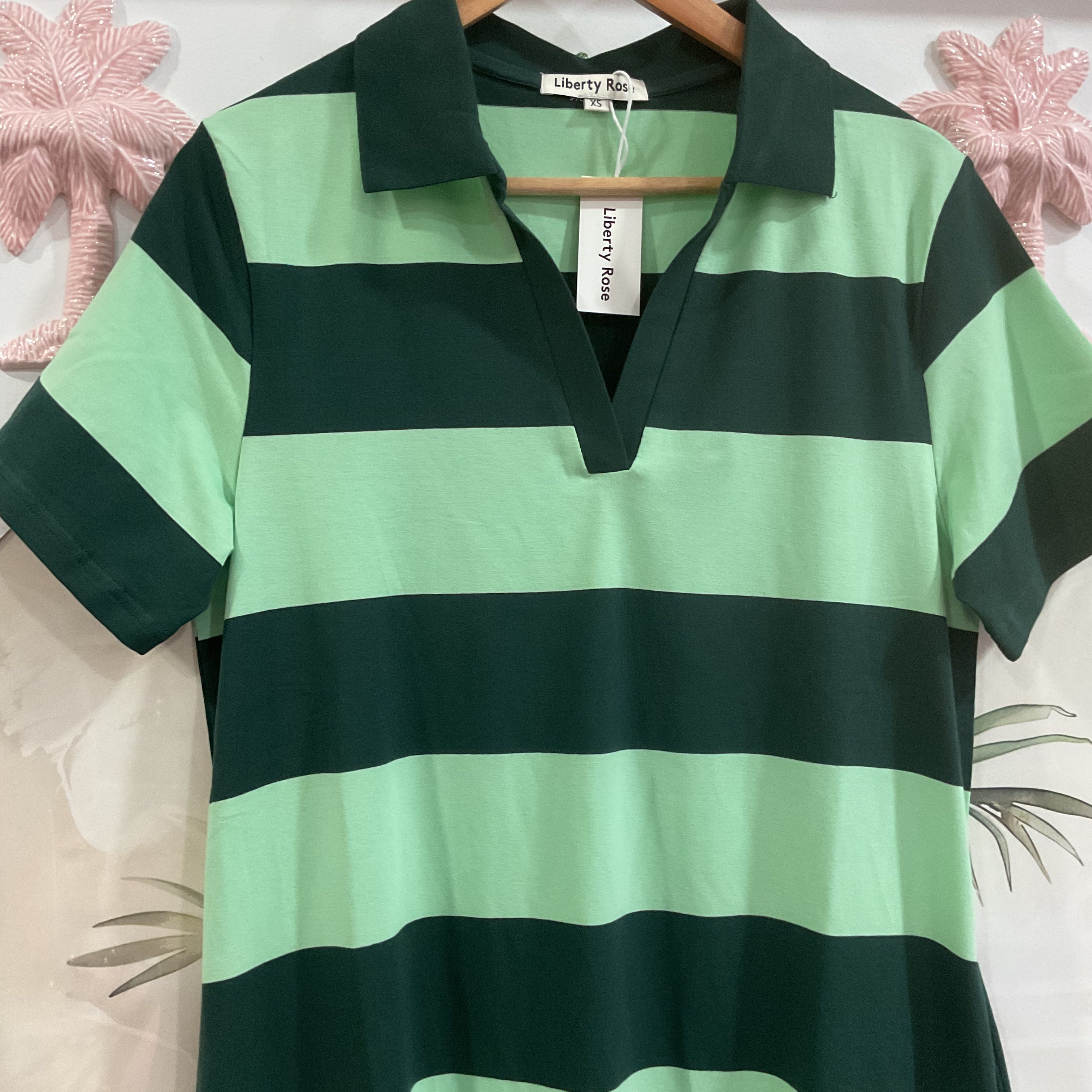 Polo Dress green/mint