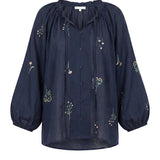 NOVA NECK TIE BLOUSE -by Adrift Clothing (pre order)