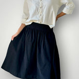 Lola skirt by FROCKK in black Corduroy