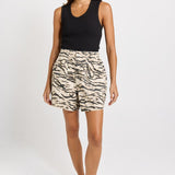 DREW DENIM SHORT by BETTY BASICS in ANIMAL PRINT