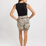 DREW DENIM SHORT by BETTY BASICS in ANIMAL PRINT