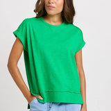 Betty basics - Shirley short sleeve tee green