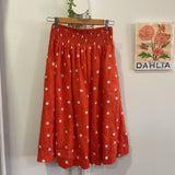 Lola skirt by FROCKK in Orange spot