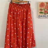 Lola skirt by FROCKK in Orange spot