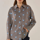Athena Shirt - Mythology Stripe Print