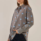 Athena Shirt - Mythology Stripe Print