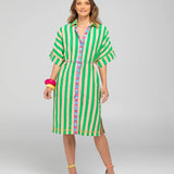 MAUI SHIRT DRESS - CAPRI PEACH