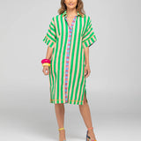 MAUI SHIRT DRESS - CAPRI PEACH