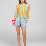 HARA TOP REVERSIBLE - CAPRI PEACH/TANGERINE