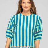AVA TOP - CAPRI GREEN