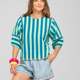 AVA TOP - CAPRI GREEN