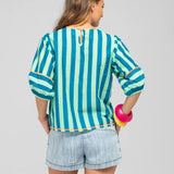 AVA TOP - CAPRI GREEN