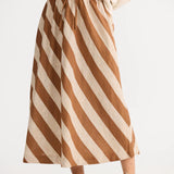 NADIA SKIRT - SIENNA STRIPE