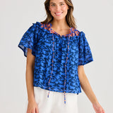 SOLEIL TOP BLUE MOSAIC