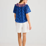 SOLEIL TOP BLUE MOSAIC
