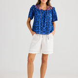 SOLEIL TOP BLUE MOSAIC