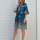 Scout Tiered Dress in Hula Girl