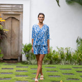 Fleur Short Blue/Stone