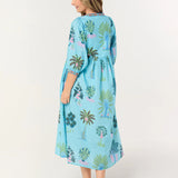 Cairo Boho Dress Blue Oasis