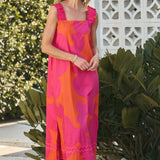 Claire Sun Dress Flame