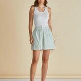 Jovie Shorts Green Stripe