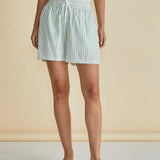 Jovie Shorts Green Stripe