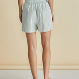 Jovie Shorts Green Stripe