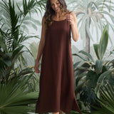 Cliffside Maxi Dress - Chocolate