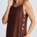 Cliffside Maxi Dress - Chocolate