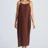 Cliffside Maxi Dress - Chocolate